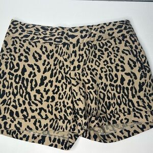 INC International Concepts Leopard Print Shorts size 4